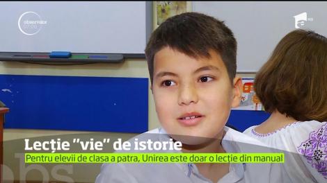 Lecţie "vie" de istorie pentru elevii din clasa a patra