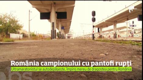 Românul care a refuzat luxul pentru mândria de a alerga cu drapelul ţării