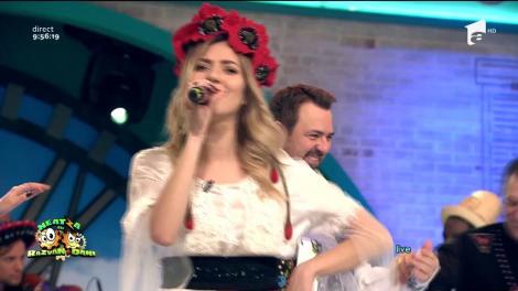 Lidia Buble a interpretat o melodie din muzica populară la Neatza!