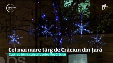 În Piaţa Constituţiei s-a deschis cel mai mare târg de Crăciun din țară