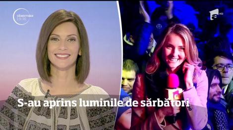 În Capitală s-au aprins luminile pentru sărbătorile de iarnă