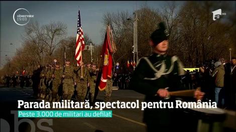Parada militară, spectacol pentru România