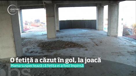 O fetiţă de 12 ani a murit după ce a căzut în gol de la etajul al cincilea al unui bloc în construcţie