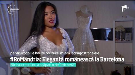 #RoMandria. Tina Olari a dus eleganța românească la Barcelona