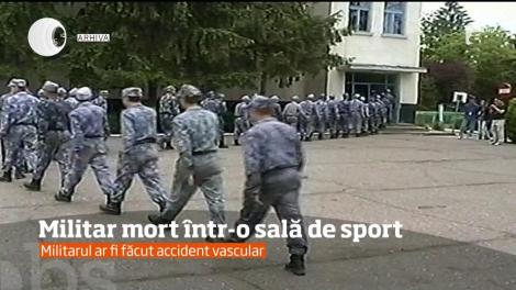 Militar mort într-o sală de sport