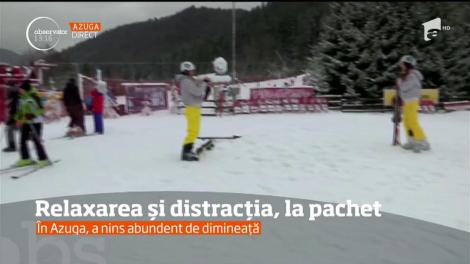 Românii se distrează de minune în staţiunile montane, în mini-concediul de 1 Decembrie