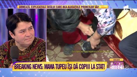 Mama fără suflet: ”Să ia copiii să-i dea la un centru de plasament!”