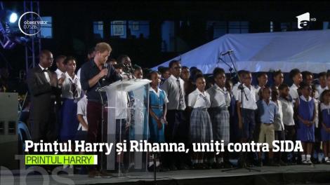 Prinţul Harry şi Rihanna, uniţi contra SIDA