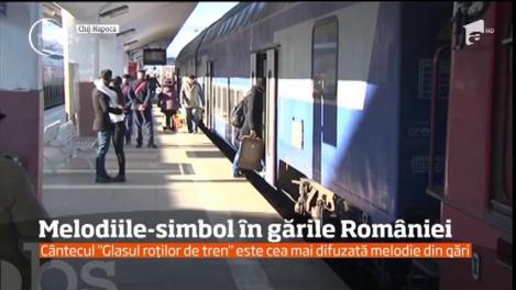 Cântecul "Glasul roților de tren" este cea mai difuzată melodie din gări