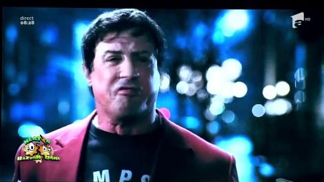 Smiley news: „Lungă și pe-a doua”. Sylvester Stallone „i-a copiat” discursul lui Gică Hagi!