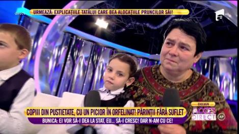 Părinți fără suflet! Copiii din pustietate, cu un picior în orfelinat!