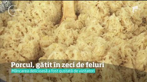 Porcul, gătit în zeci de feluri la Festivalul din Harghita