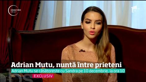 Adi Mutu şi Sandra vor face nunta între prieteni!