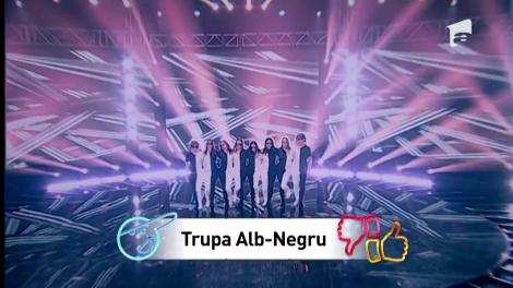 Top MOMENTE TARI! Locul #10. Cea mai tare iluzie optică! Trupa Alb-Negru a făcut senzație pe scena „iUmor”!