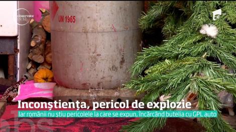 Buteliile încărcate cu GPL auto, adevărate bombe cu ceas