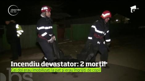 Au pierit în incendiul devastator care le-a mistuit locuința
