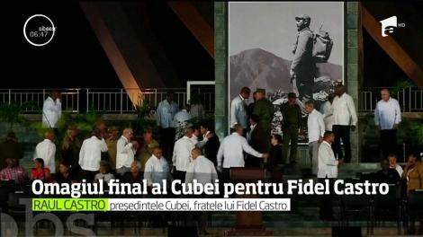 Fidel Castro a fost înmormântat în cadrul unei ceremonii private