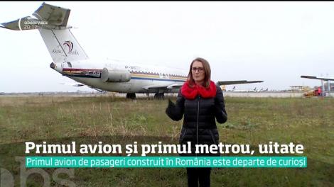 Primul avion de pasageri construit în România şi primul metrou, uitate