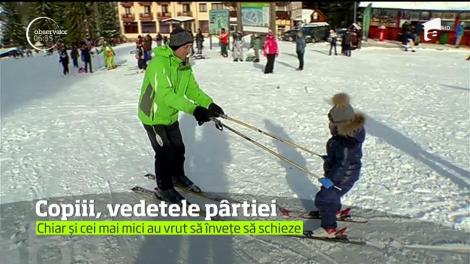 Copiii, vedetele de pe pârtie