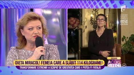 Dietă miracol! Femeia care a slăbit 114 kilograme