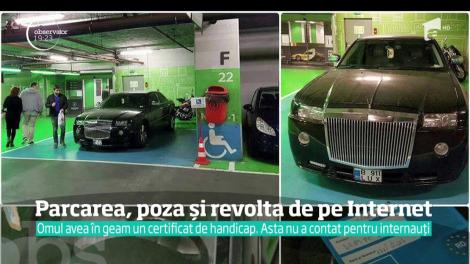 Un bucureştean a ajuns vedetă pe internet după o parcare neinspirată