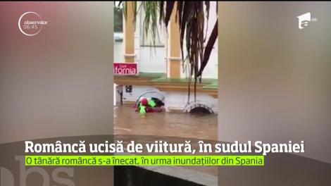 Româncă ucisă de viitură, în sudul Spaniei