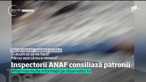 Proprietarii de baruri şi restaurante primesc un cadou neaşteptat, înainte de sărbători. Inspectorii ANAF vin să le spună cum să nu intre în ilegalitate