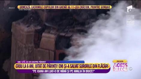 Părăsiți de părinți și lăsați doar în grija bunicilor, salvatorul Emanuel și surorile lui Oana și Amalia au ajuns acum pe străzi!