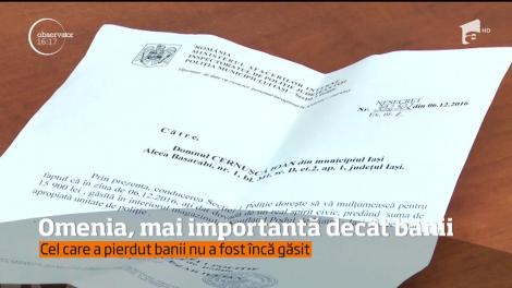Un pensionar modest din Iaşi a găsit, pe jos, aproape 16 mii de lei