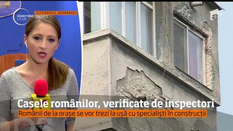 Casele românilor, verificate de specialiștii Inspectoratului de Stat în Construcţii