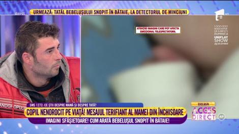 Atenție, imagini sfâşietoare! Cum arată bebeluşul snopit în bătaie