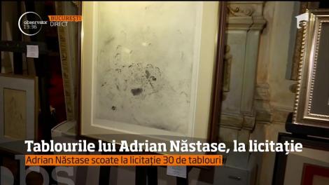 Tablourile lui Adrian Năstase, la licitație