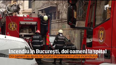 Incendiu în București, doi oameni au murit