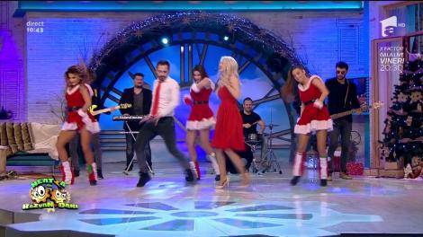 Acum câți ani ascultai, de Crăciun, ”Moșule, ce tânăr ești”? Andreea Bălan a făcut show pe piesa copilăriei tale