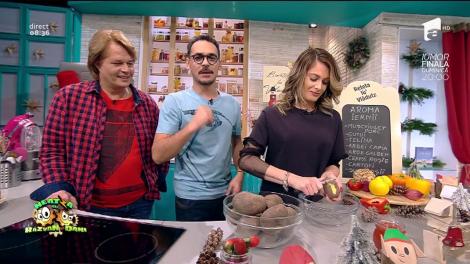 Raluka, campioană la curățat cartofi!