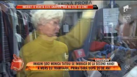 Nici prin cap nu-ți trecea așa ceva! Monica Tatoiu se îmbracă de la second-hand. Cum a fost surprinsă vedeta