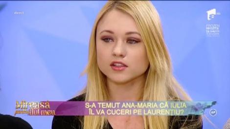Iulia și Laurențiu de la "Mireasă pentru fiul meu" își clarifică situația: ”Ana-Maria a fost deranjată că Laurențiu a vorbit cu mine”