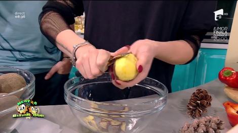 Raluka prepară rețeta copilăriei ei, tocăniță de cartofi și gutui