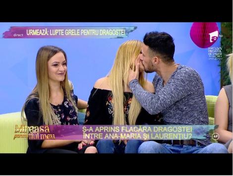 Ana-Maria și Laurențiu s-au sărutat: ”Oficial, noi doi formăm un cuplu!”