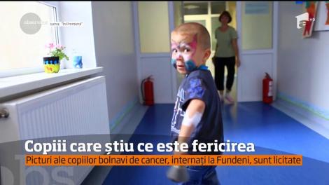 Arta salvează vieţi. Picturi ale copiilor bolnavi de cancer, internaţi la Fundeni, sunt licitate