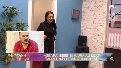 Bebe şi Maria, întâlnire romantică: ”Din partea mea nu există niciun impediment!” Un nou cuplu în Casa Mireselor?