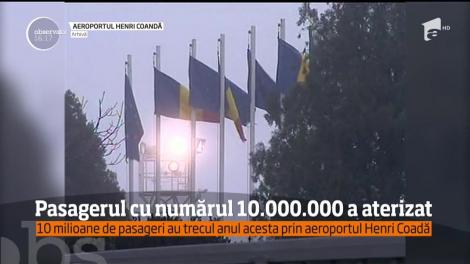 10 milioane de pasageri au trecut în 2016 prin aeroportul Henri Coandă