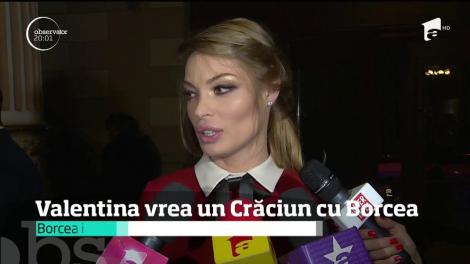 Valentina Pelinel vrea un Crăciun alături de Cristi Borcea