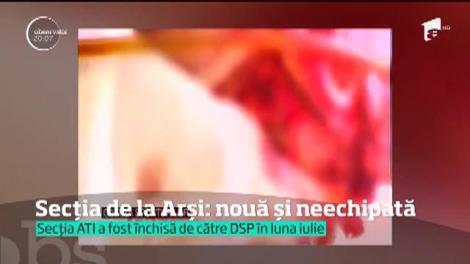 Noua secţie de Terapie Intensivă de la Spitalul de Arsuri va fi dotată cu aparatură medicală