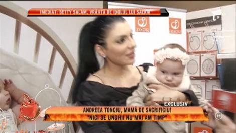 De când este mamă, Andreea Tonciu nu mai are timp de nimic