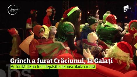 Grinch a furat Crăciunul, la Galați