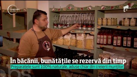 În băcănii, produsele tradiţionale se rezervă din timp