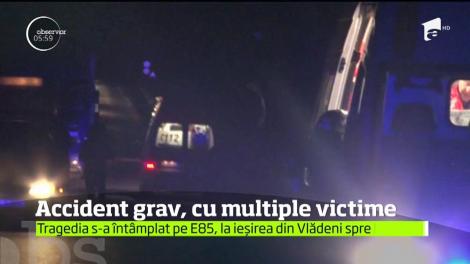 Cinci tineri au ajuns la spital după un accident pe şoseaua naţională Botoşani - Suceava