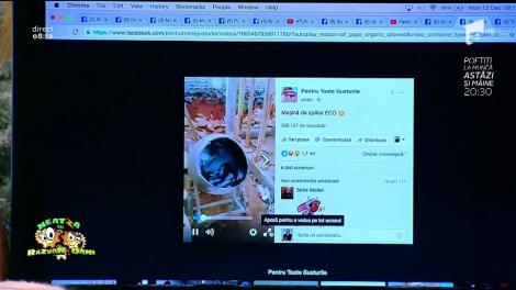 Râzi cu lacrimi! Maşina de spălat bio, spală "beton"