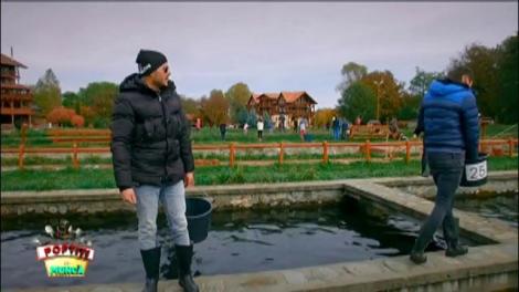 Vedetele lui Nea Mărin au ajuns la pescărie. Dan Helciug: ”Dintr-un om faci un pescar, dar dintr-un pescar nu mai faci niciodată un om!”